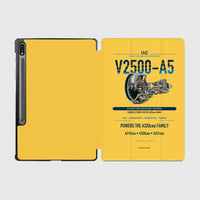 Thumbnail for V2500-A5 design on yellow samsung tablet tablet case