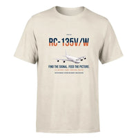 Thumbnail for RC-135V W Rivet Joint design on beige double-side t-shirt, single-side print