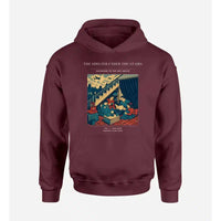 Thumbnail for VINTAGE G4533 - The Shelter Under The Stairs - Premium Hoodie design on darkred premium