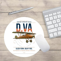 Thumbnail for Albatros D.Va design on white round mouse pad