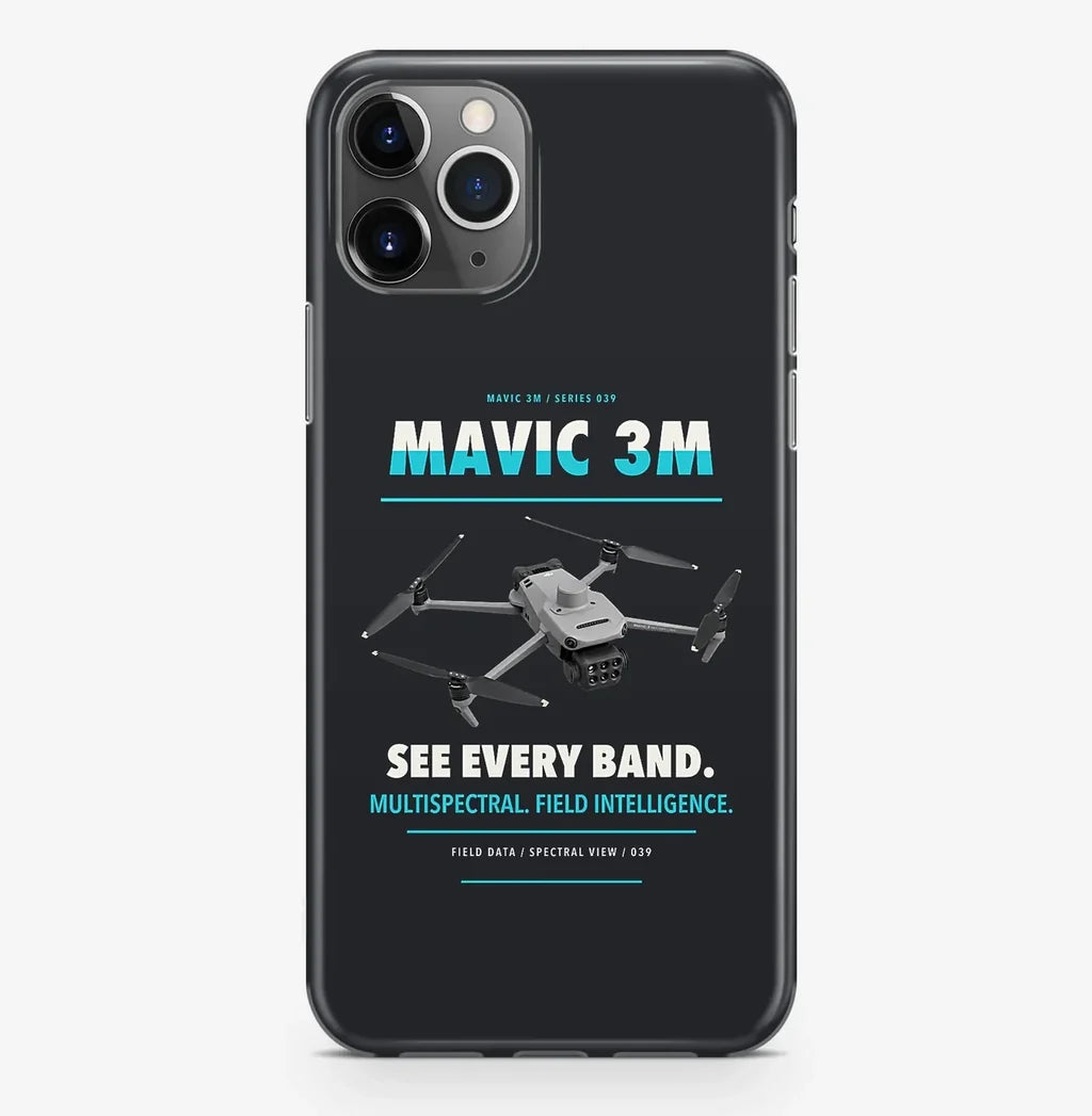 DJI Mavic 3 Multispectral Case ProMax design on black iphone case promax