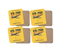 Thumbnail for KB-29P SUPERFORTRESS design on yellow 4 pieces set coaster