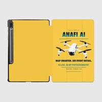 Thumbnail for Parrot ANAFI Ai design on yellow samsung tablet tablet case