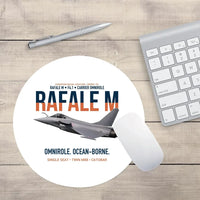 Thumbnail for Dassault Rafale M F4.1 Carrier Omnirole Network design on white round mouse pad