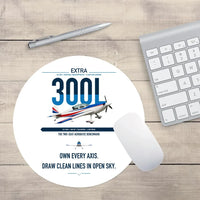 Thumbnail for Extra 300L design on white round mouse pad