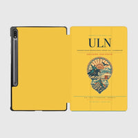 Thumbnail for Chinggis Khaan International Airport (ULN) design on yellow samsung tablet tablet case