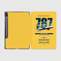 Thumbnail for Boeing 787-8 Dreamliner design on yellow samsung tablet tablet case