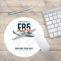 Thumbnail for de Havilland Vampire FB5 design on white round mouse pad