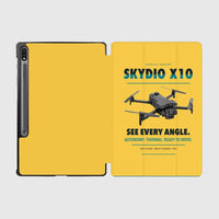 Thumbnail for Skydio X10 design on yellow samsung tablet tablet case