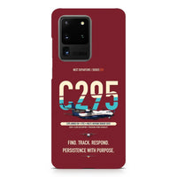 Thumbnail for Airbus C295 Armed ISR design on samsung case - dark red
