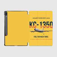 Thumbnail for KC-135Q Blackbird Tanker design on yellow samsung tablet tablet case
