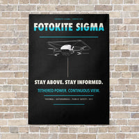 Thumbnail for Fotokite Sigma vertical canvas print - no frame - black background