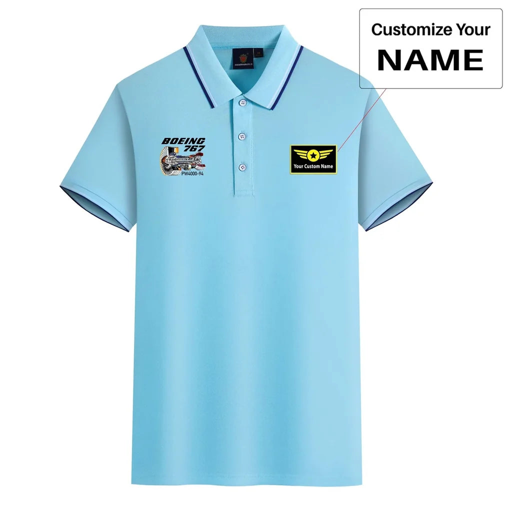 Customisable Boeing 767 Polo Shirt - view 19