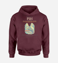 Thumbnail for Pocatello Regional Airport (PIH) design on dark red hoodie single-side print