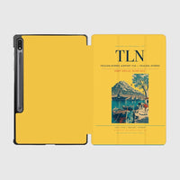 Thumbnail for Toulon-Hyères Airport (TLN) design on yellow samsung tablet tablet case