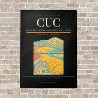Thumbnail for Camilo Daza International Airport CUC — Cúcuta vertical canvas print - no frame - black background