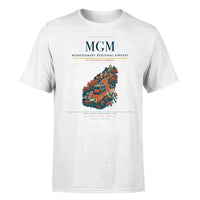 Thumbnail for Montgomery Regional Airport (MGM) T-Shirt single-side front print in White | montgomery-regional-airport-mgm-double-side-t-shirt