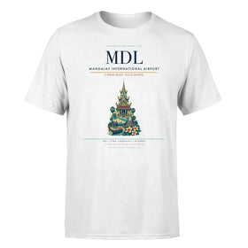 Single-Side Printing — Mandalay International Airport (MDL) Double-Side T-Shirt