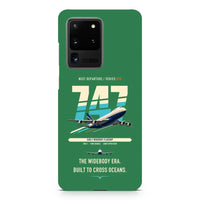 Thumbnail for Boeing 747-200B design on samsung case - green