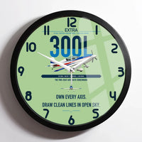 Thumbnail for Extra 300L design on light green framed wall clock
