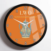 Thumbnail for Lviv Danylo Halytskyi International Airport LWO Wall-Clock Framed - Orange