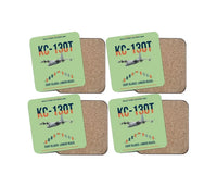 Thumbnail for KC-130T NP2000 design on light green 4 pieces set coaster