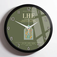 Thumbnail for Allama Iqbal International Airport Lahore LHE Wall-Clock Framed - Green Army