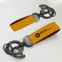 Thumbnail for Biman Bangladesh Horseshoe Buckle key chain in yellow