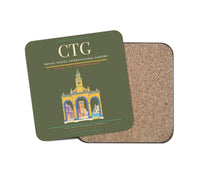 Thumbnail for Rafael Nunez International Airport CTG Coaster 1-Piece - Green Army