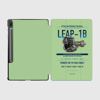Thumbnail for CFM LEAP-1B design on light green samsung tablet tablet case