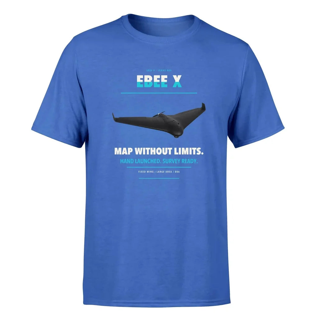 AgEagle eBee X design on blue single side