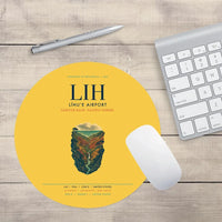 Thumbnail for Līhuʻe Airport (LIH) design on yellow round mouse pad