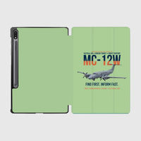 Thumbnail for MC-12W Liberty Eyes Over The Ground design on light green samsung tablet tablet case
