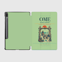 Thumbnail for Nome Airport (OME) design on light green samsung tablet tablet case
