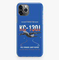 Thumbnail for KC-130J SUPER HERCULES design on blue magsafe iphone case, for iPhone Pro Max