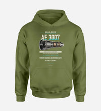 Thumbnail for AE 3007 design on green army hoodie single side