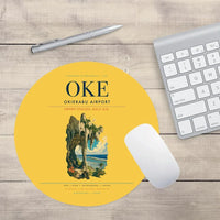 Thumbnail for Okierabu Airport (OKE) design on yellow round mouse pad