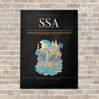 Thumbnail for Salvador - Deputado Luis Eduardo Magalhaes International Airport SSA - Canvas No Frame - Black
