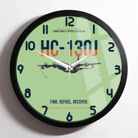 Thumbnail for HC-130J COMBAT KING II design on light green framed wall clock