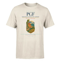 Thumbnail for Perpignan–Rivesaltes Airport (PGF) T-Shirt single-side front print in Beige | perpignanrivesaltes-airport-pgf-double-side-t-shirt