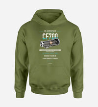 Thumbnail for CF700 design on green army hoodie single side
