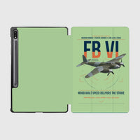 Thumbnail for de Havilland Mosquito FB VI design on light green samsung tablet tablet case