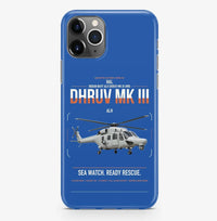 Thumbnail for HAL ALH Dhruv Mk III design on blue magsafe iphone case, for iPhone Pro Max