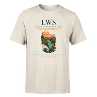 Thumbnail for Lewiston–Nez Perce County Airport (LWS) T-Shirt single-side front print in Beige | lewistonnez-perce-county-airport-lws-double-side-t-shirt