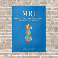 Thumbnail for Sangster International Airport MBJ - Canvas Framed - Turquoise