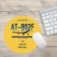 Thumbnail for Air Tractor AT-802F design on yellow round mouse pad