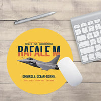 Thumbnail for Dassault Rafale M F4.1 Carrier Omnirole Network design on yellow round mouse pad