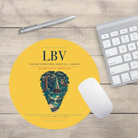 Thumbnail for Leon-Mba International Airport (LBV) design on yellow round mouse pad