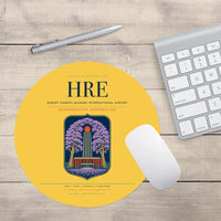 Thumbnail for Robert Gabriel Mugabe International Airport (HRE) design on yellow round mouse pad