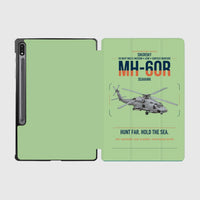 Thumbnail for Sikorsky MH-60R Seahawk design on light green samsung tablet tablet case